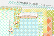 Seamless Pattern Tiles - Quatrefoils, a Pattern Graphic by Something Blue Studios (Thumbnail 1 of 2)