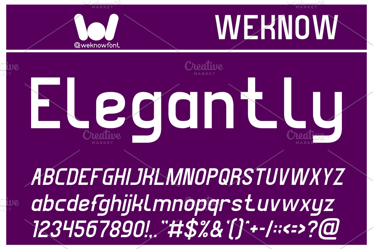 Neutral font, a Sans Serif Font by weknow (Photo 4 of 8)