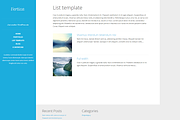 Vertica, a WordPress Template by FineHive (Thumbnail 2 of 4)