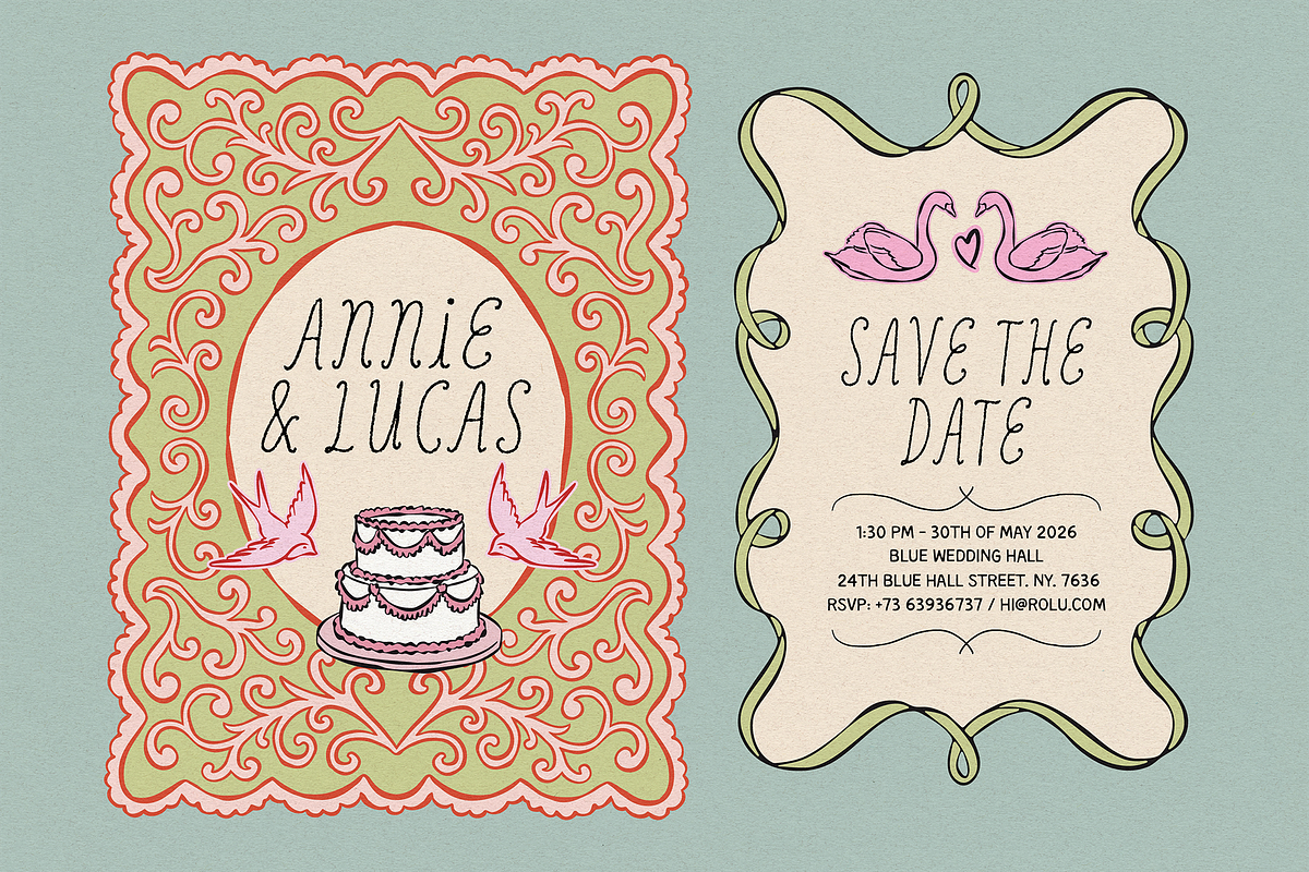 MESSY FAIRY CLUB | WHIMSY CURLY FONT, a Handwritten Font by Maria Feliz Fonts (Photo 3 of 9)