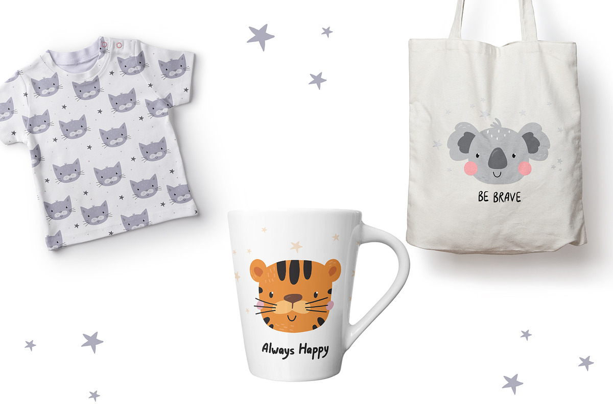 Cute Animals for kids!, a Background Graphic by Irene_Boiko_ART (Photo 4 of 5)