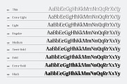 Agumony, a Sans Serif Font by din-studio.com (Thumbnail 7 of 13)