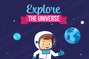 Space Illustration Set