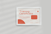 Modern Skill Training Certificate, a Stationery Template by Neermana (Thumbnail 3 of 4)