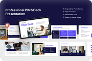 Professional Pitch Deck PowerPoint, a Presentation Template by Annora Studio (Thumbnail 1 of 5)