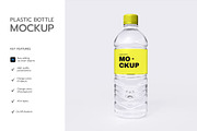 Transparent Plastic Bottle Mockup, a Product Mockup by graphypix (Thumbnail 4 of 4)