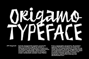 Origamo - Experimental Script Font, a Script Font by Typeparties (Thumbnail 13 of 14)