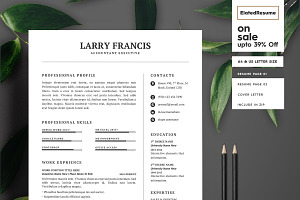 Resume Template 3 pages