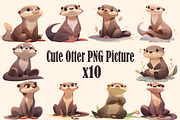 Cute animal collection 400 PNG, an Animal Illustration by DesignFolioHub (Thumbnail 16 of 34)