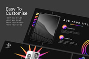 Black Gradient Powerpoint Template, a Presentation Template by SKY CREATION (Thumbnail 5 of 6)