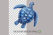 Sea Toile Clipart and Patterns, a Decorative Illustration by Nicole Branger Art (Thumbnail 4 of 28)