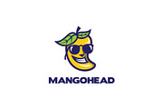 Mango Head - Fruit Mascot Logo, a Branding & Logo Template by ashenterprise (Thumbnail 1 of 2)