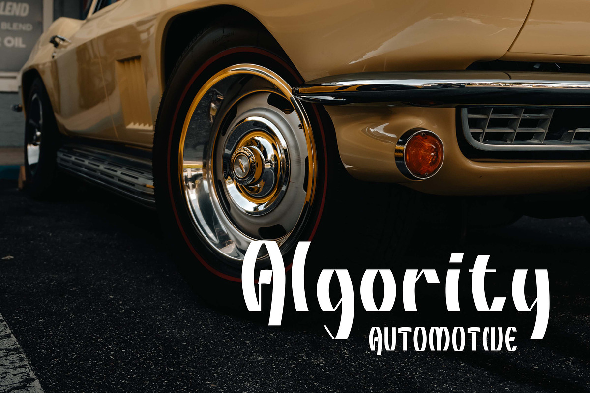 Oscarios - Stylish Display Font, a Sans Serif Font by Attractype (Photo 3 of 12)