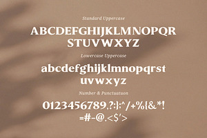 Minthe - Ligature Typeface