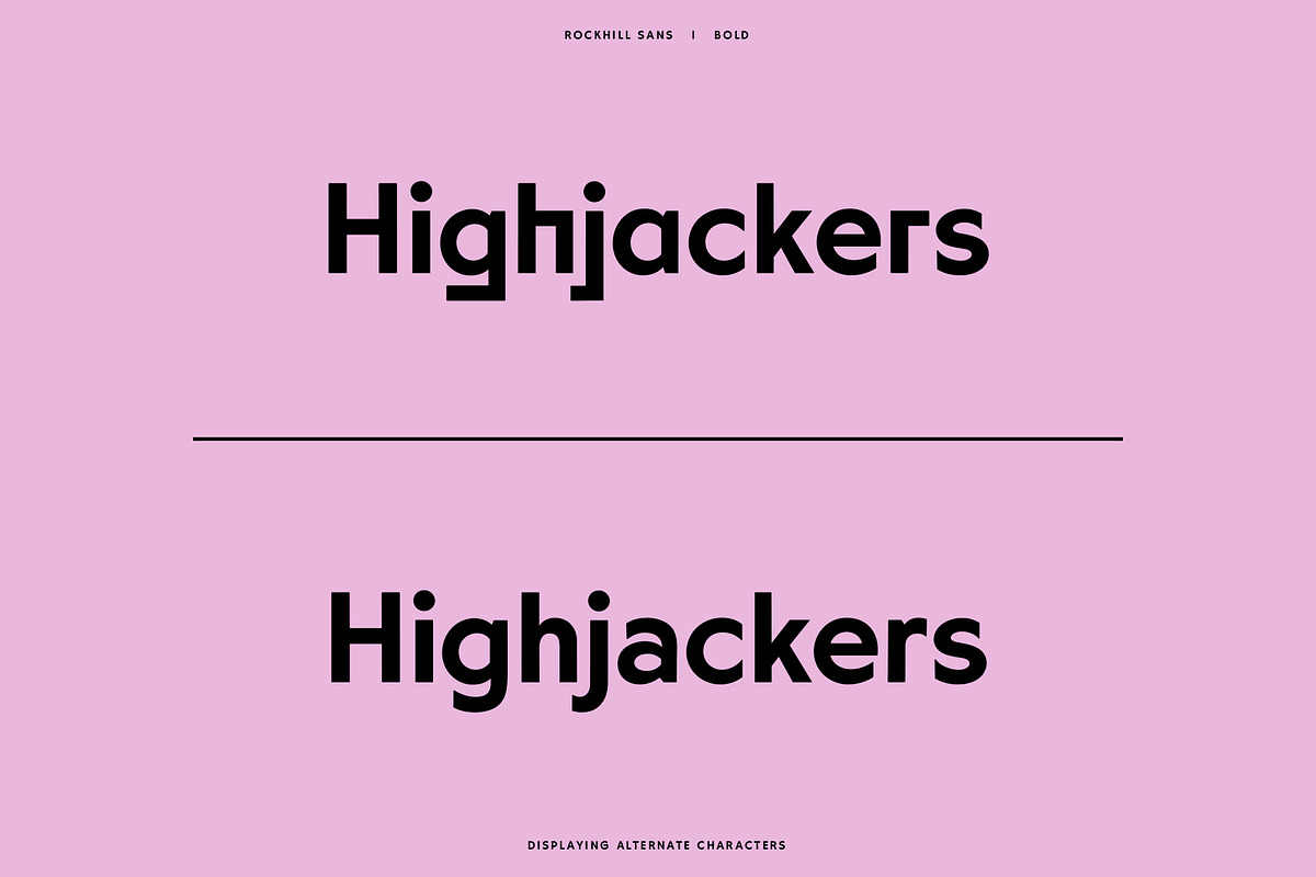 Rockhill Sans: A Diverse Sans Serif, a Sans Serif Font by Bnick (Photo 11 of 23)