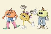 Season Of Pumpkins, an Illustration by Alina Sh (Thumbnail 4 of 9)