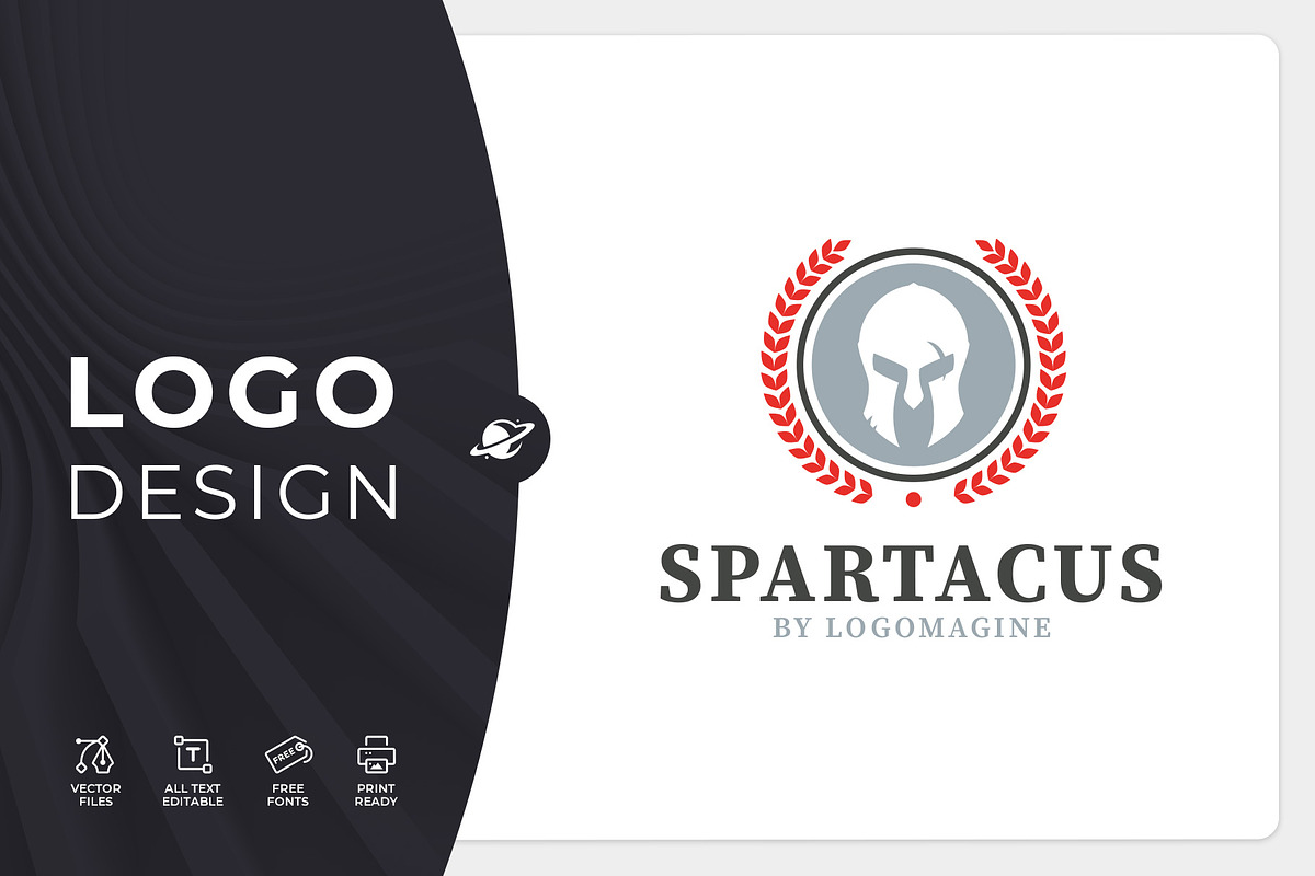 Spartacus Logo Template, a Branding & Logo Template by LOGOMAGINE (Photo 1 of 16)