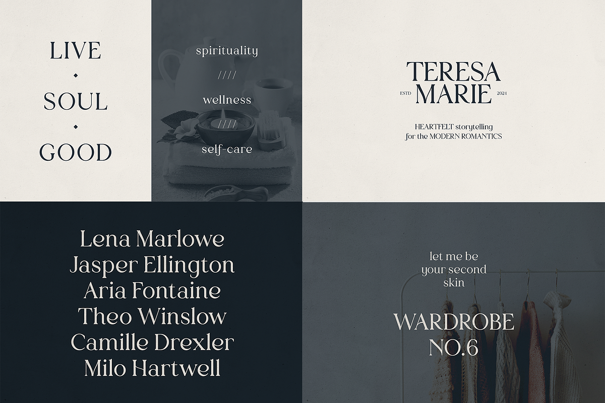 Wedding Serif Font Bundle - 8 Fonts, a Serif Font by Only Fonts (Photo 7 of 10)