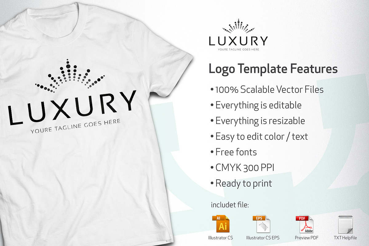 Luxury logo, a Branding & Logo Template by vectorlogos89 (Photo 2 of 2)