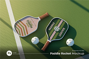 Pickleball Paddle Mockup