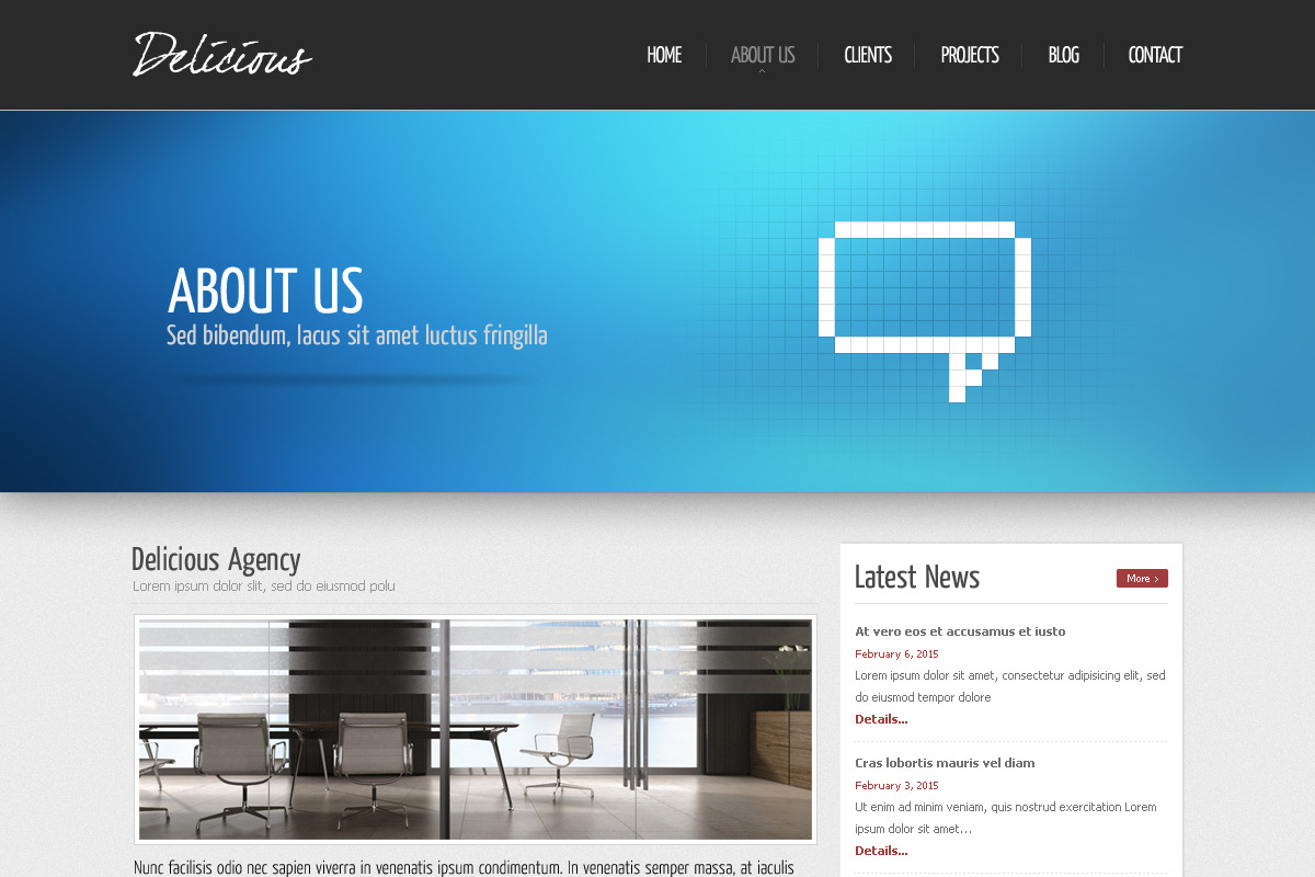 Delicious Agency Website, a Websites & App Template by IQSIR (Photo 4 of 5)