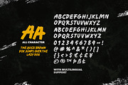 Heavy Warning - Display Brush Font, a Handwritten Font by Sarid Ezra (Thumbnail 9 of 9)