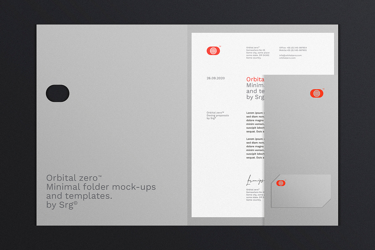 20 folder mock-ups & templates, a Product Mockup by Srg® (Photo 4 of 21)
