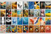Various styles of abstract paintings, a Pattern Graphic by Muzi pear studio (Thumbnail 10 of 12)
