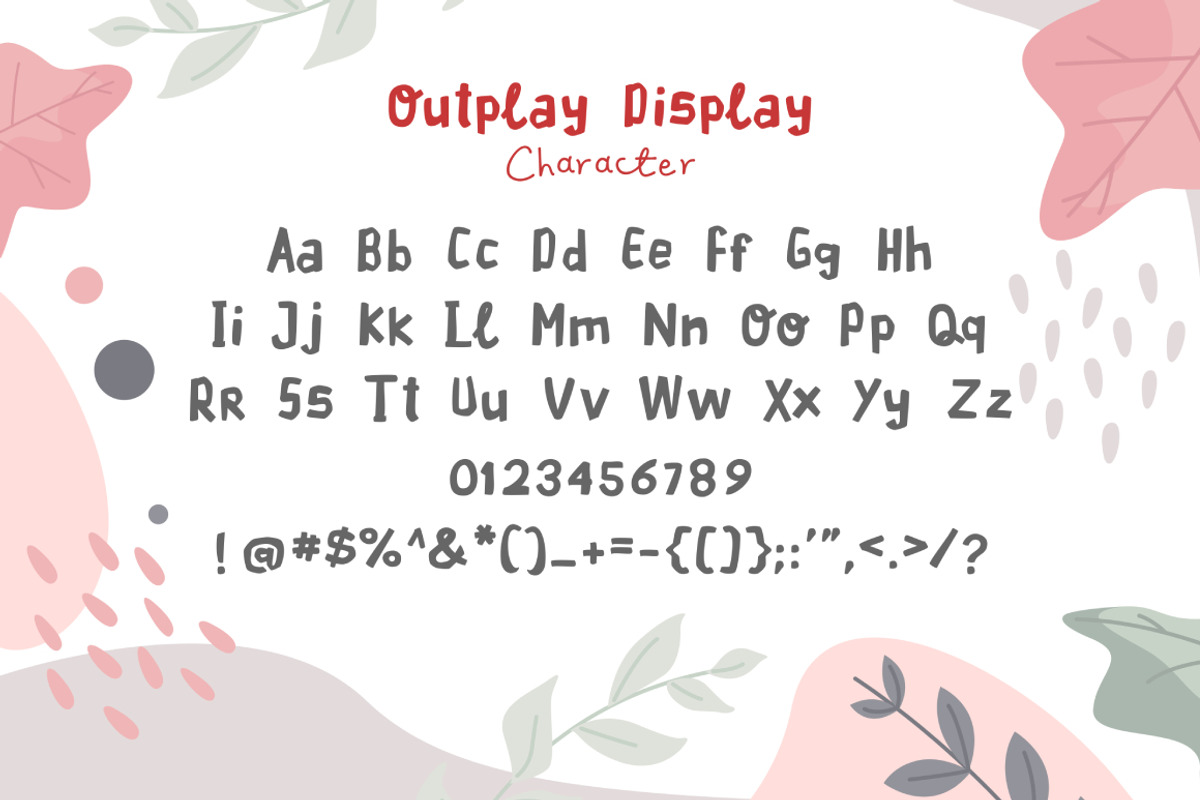 Outplay - Playfull Font Duo, a Font by DoubleZ Studio (Photo 5 of 9)