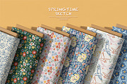 Springtime Sketches, a Pattern Graphic by MSNTY STUDIOX (Thumbnail 3 of 27)