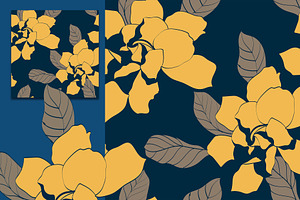 20EPS/jpg Seamless Floral Pattern