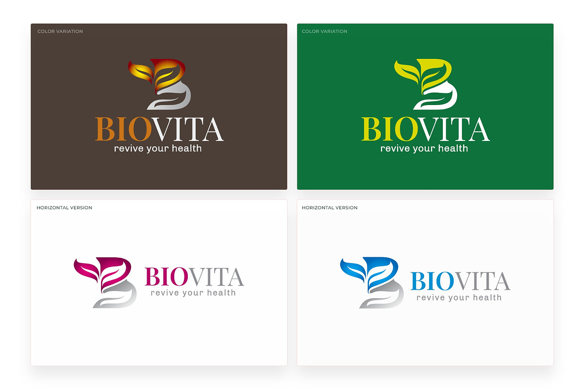 BioVita - Logo Template, a Branding & Logo Template by DynamikMedia (Photo 2 of 3)