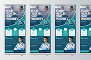 Healthcare Campaign Roll Up Banner, a Poster Template by Annora Studio (Thumbnail 4 of 6)