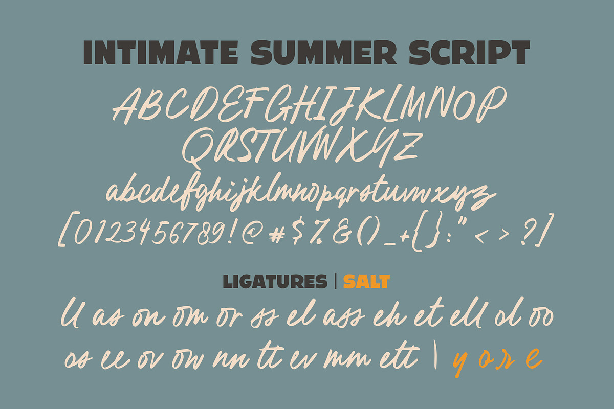 Intimate Summer Font Duo, a Sans Serif Font by Get Studio (Photo 14 of 14)