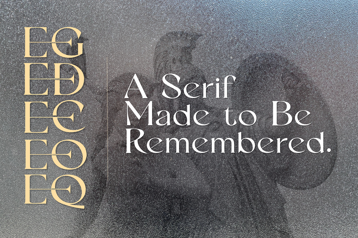 Edora Luxury Serif Font, a Serif Font by Voleshads (Photo 3 of 8)