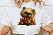 Whimsical Fluffy Cat Clipart, a Seasonal Illustration by Designworld (Thumbnail 6 of 8)