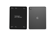Apple iPad Pro 13-inch M4 Mockup, an iPad Mockup by Mockupdaddy (Thumbnail 9 of 22)
