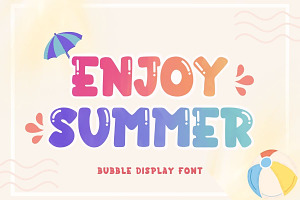 Enjoy Summer Display Font