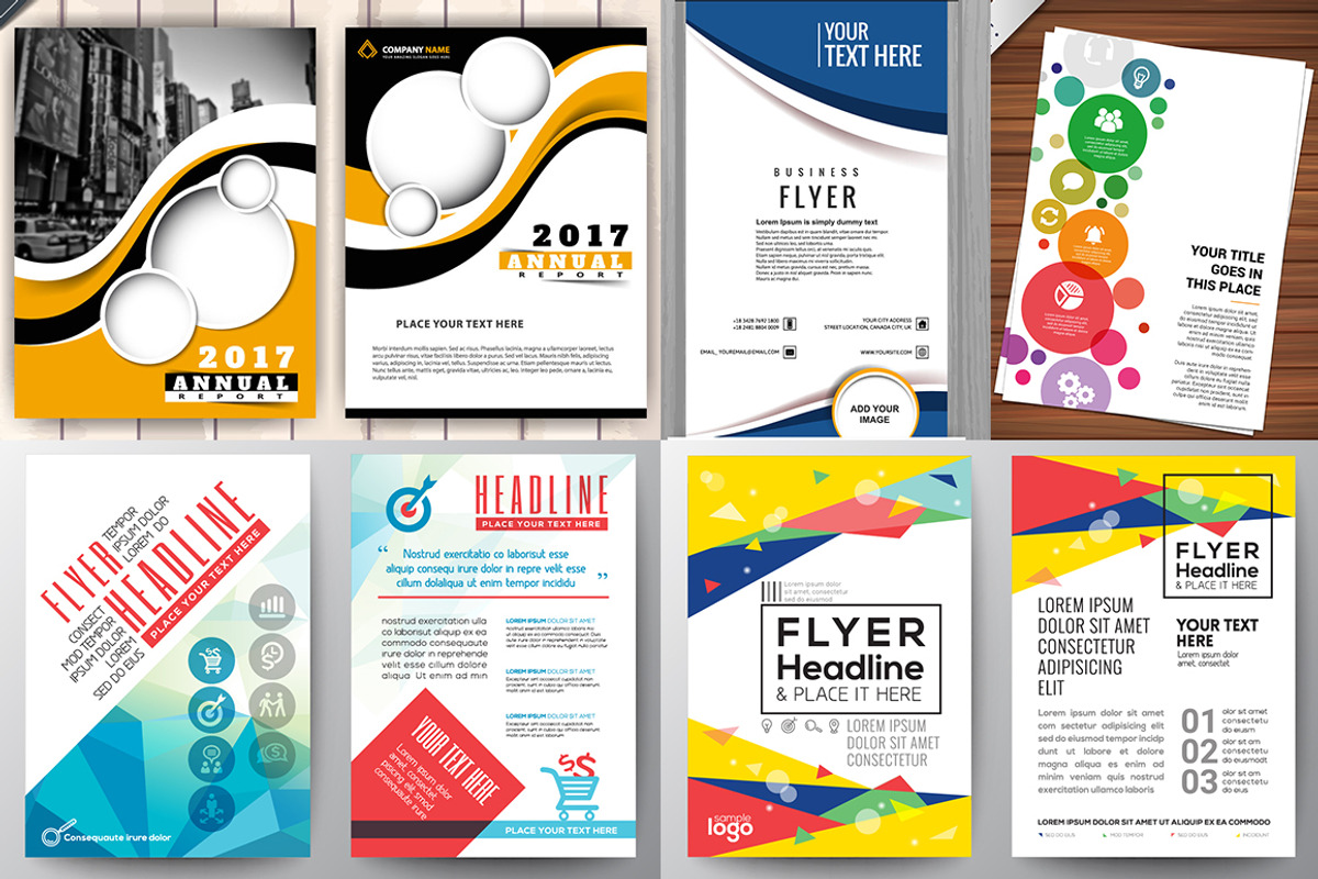 250+ Flyers Bundle 95% Extra, a Flyer Template by Imagine Design Studio (Photo 21 of 36)