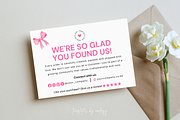 Luxury Coquette Thank You Card, a Card Template by Elegant_Studio44 (Thumbnail 5 of 5)
