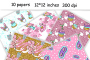 Party Girlfriend Pattern, a Pattern Graphic by GlamArtZhanna (Thumbnail 2 of 3)