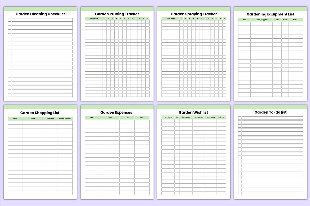 2026 Gardening Journal Bundle Canva