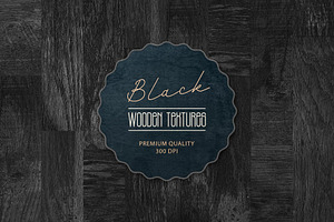 11 Black Wooden Textures vol.1, a Texture Graphic by Mark Borbely