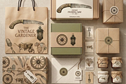 Vintage Gardening Elements Clipart, a Decorative Illustration by youtoview (Thumbnail 10 of 13)