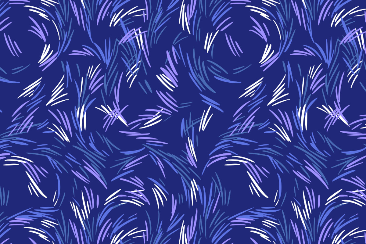 Floral patterns. Vector set 4 prints, a Pattern Graphic by GALAKAM (Photo 5 of 6)