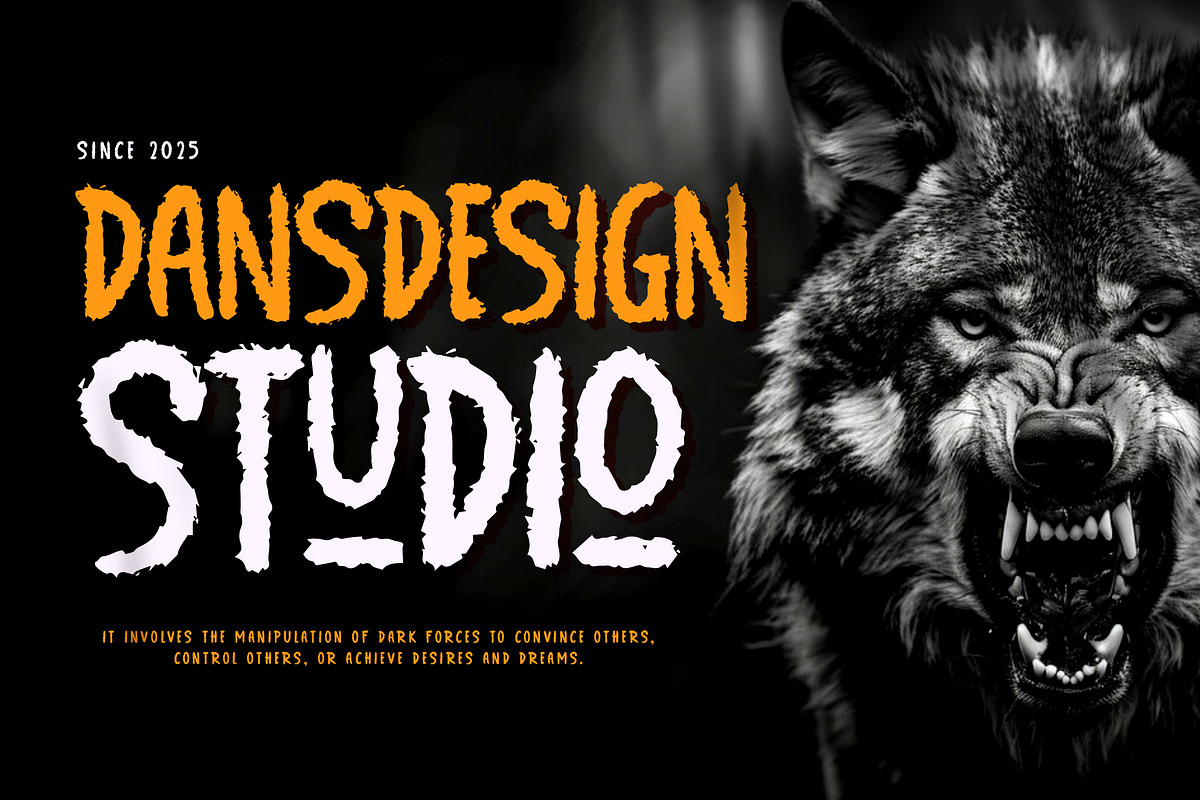 Factory Adventures Grunge Brush, a Blackletter Font by dansdesign (Photo 3 of 12)