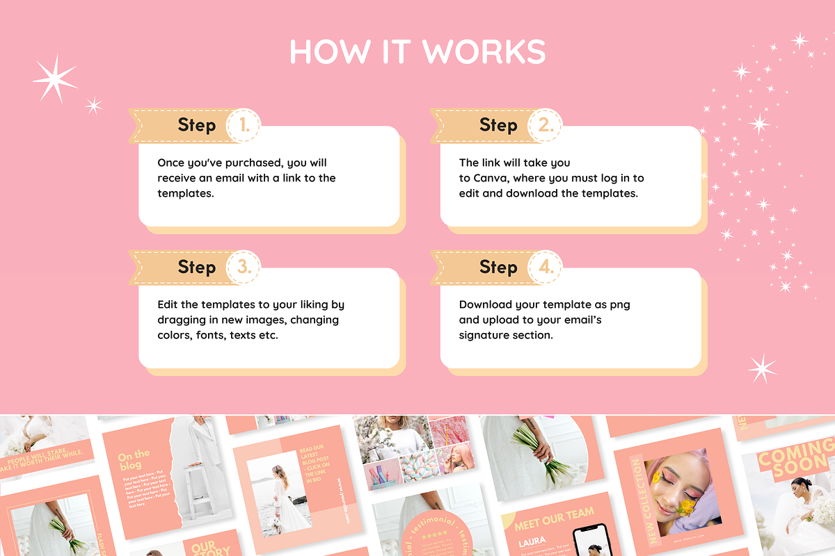 Canva Email Signature Bundle, an Email Template by SunshineStudioBoutique (Photo 9 of 9)