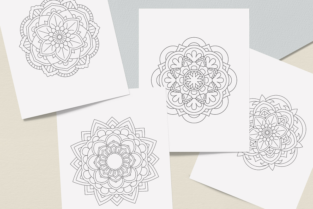 Easy Mandala Coloring Book, a Graphic by MISTstudioDesign (Photo 5 of 8)