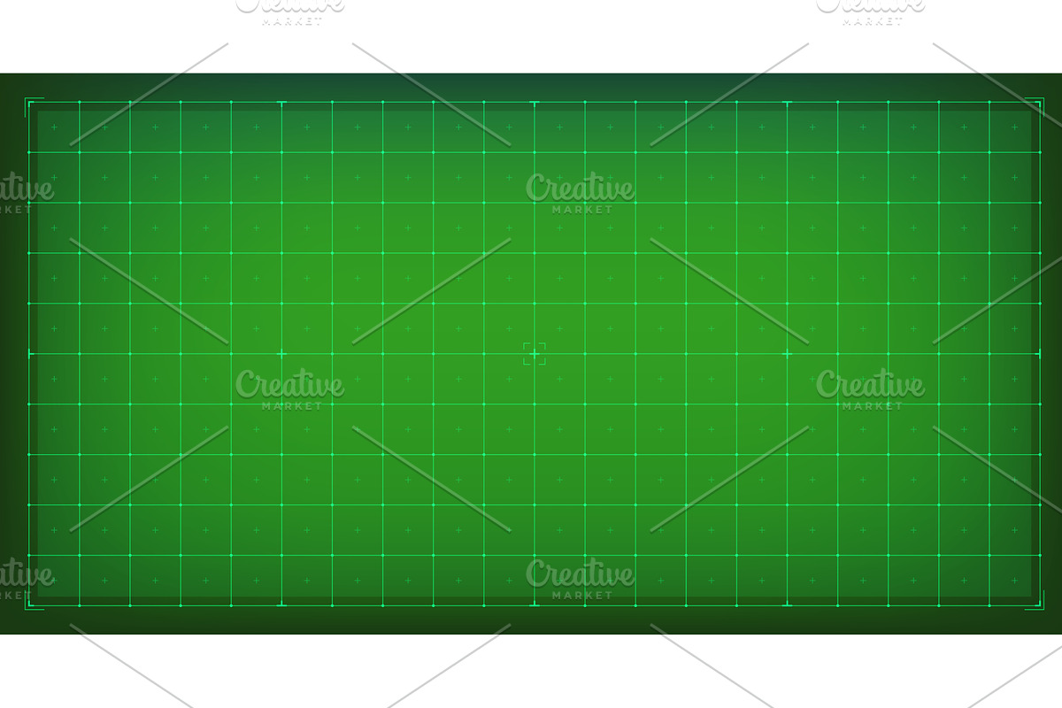 Hud radar grid. Military scan sonar, a Technology Illustration by Stock-Smart-Start