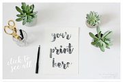ValuePack: 6 Feminine Styled Mockups, a Product Mockup by WeLivedHappilyEverAfter (Thumbnail 5 of 5)